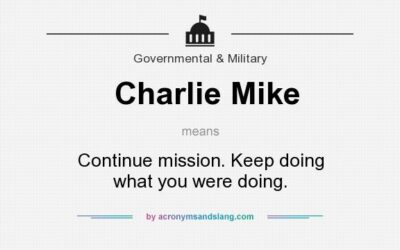 Charlie Mike: The Code that Shapes Behavior